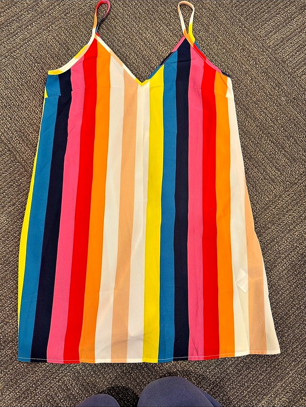 SHEIN Striped Cami in Multicolor Size Small